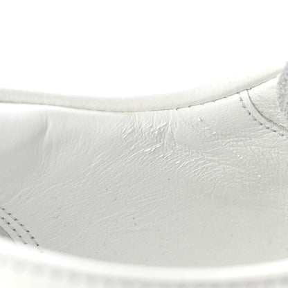 Prada Spazzolato Calzature Donna Triangle Logo 50mm Derby Loafers 38.5 White 38.5 White 9 of 10