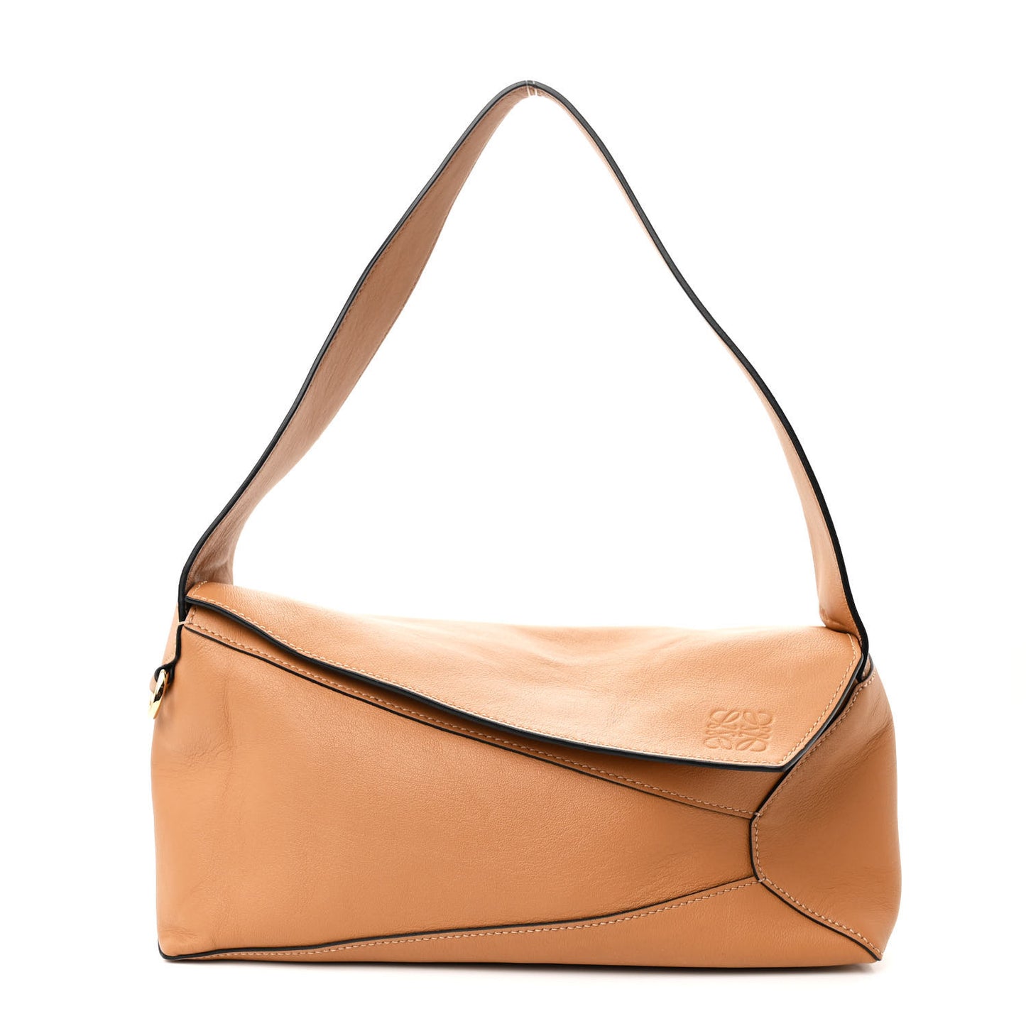 Calfskin Puzzle Hobo Tan