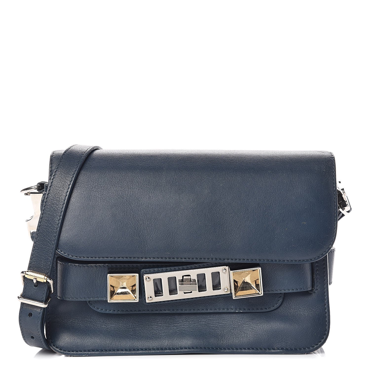 Proenza Schouler Calfskin Mini PS11 Classic Shoulder Bag Night Club 1 of 16