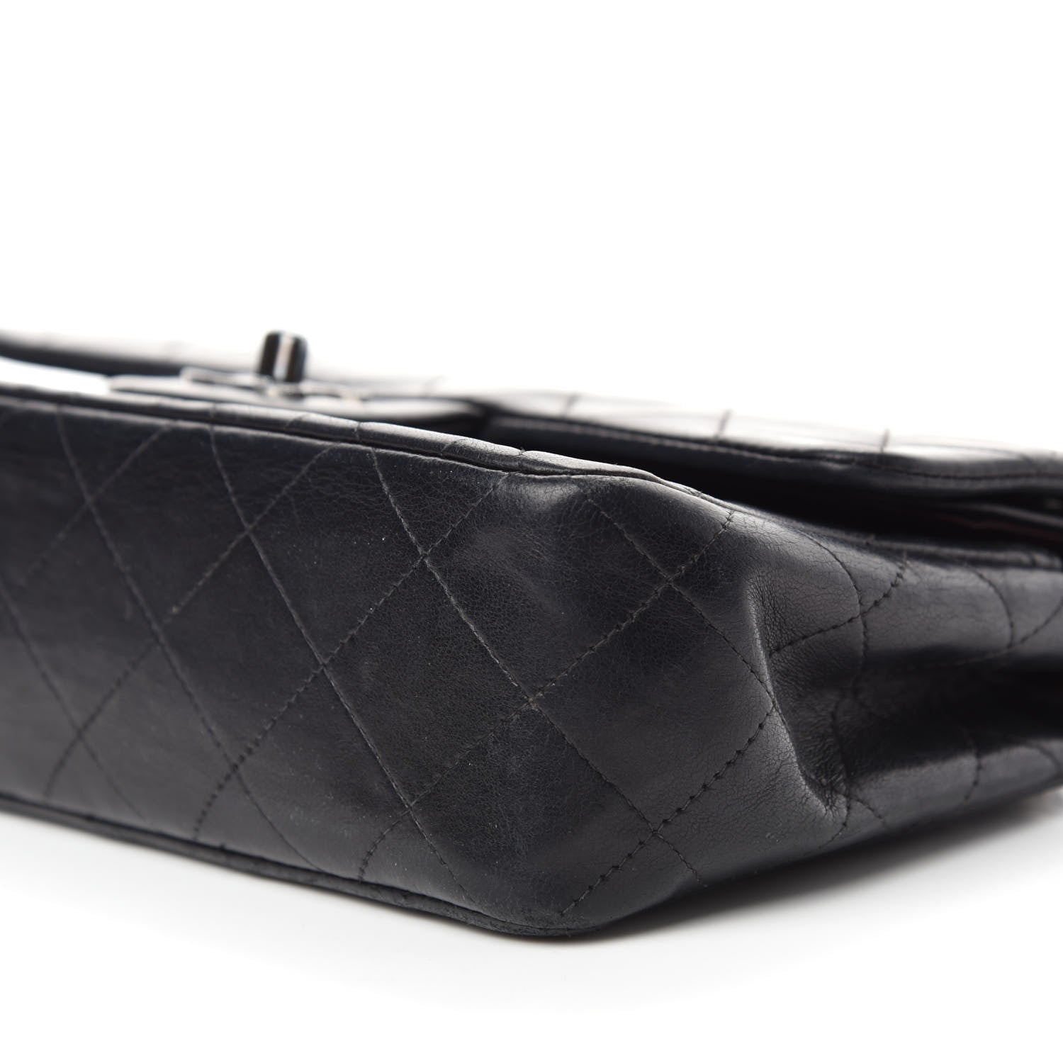 Chanel Lambskin Quilted Small Double Flap Black 7 of 14