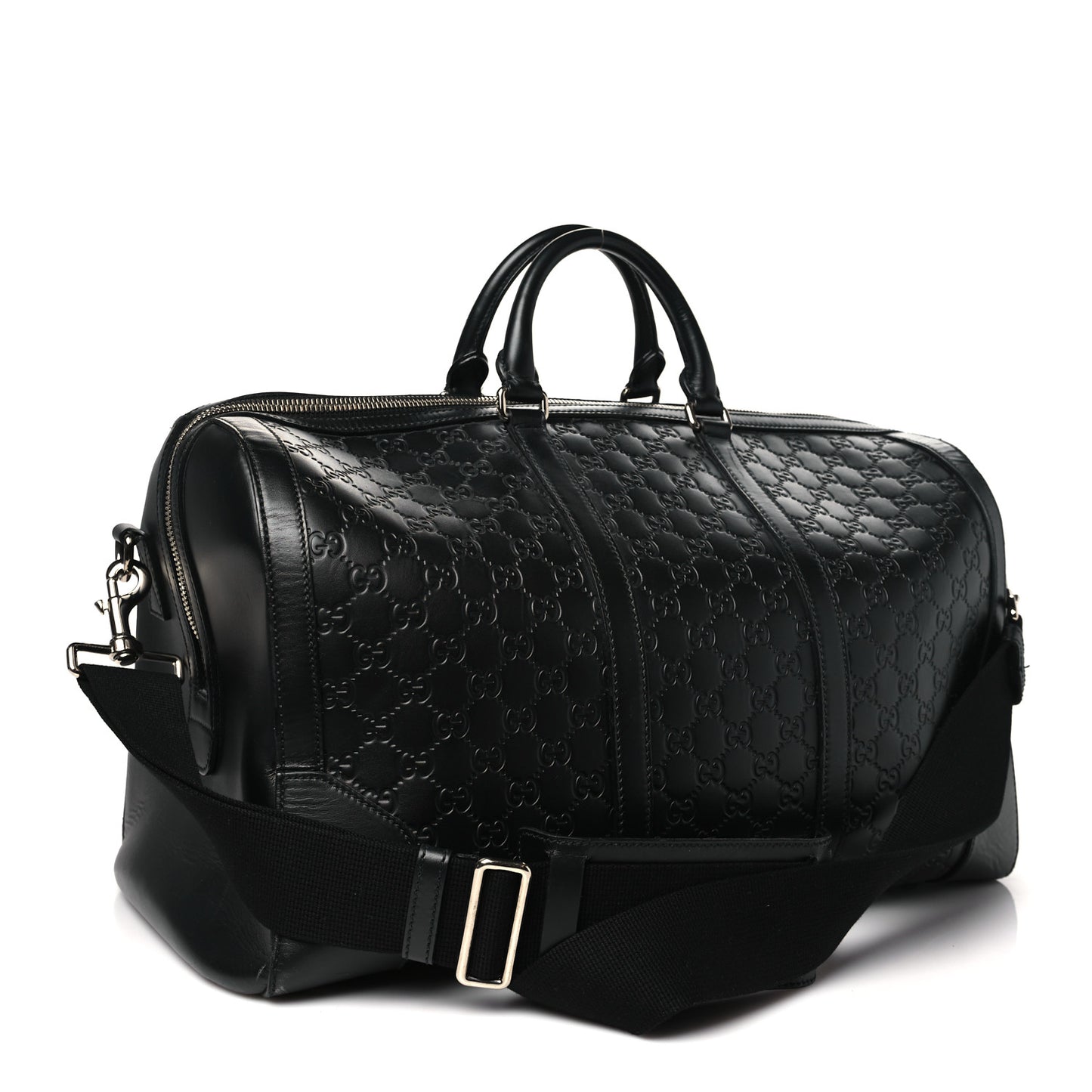 Guccissima Signature Medium Duffle Black