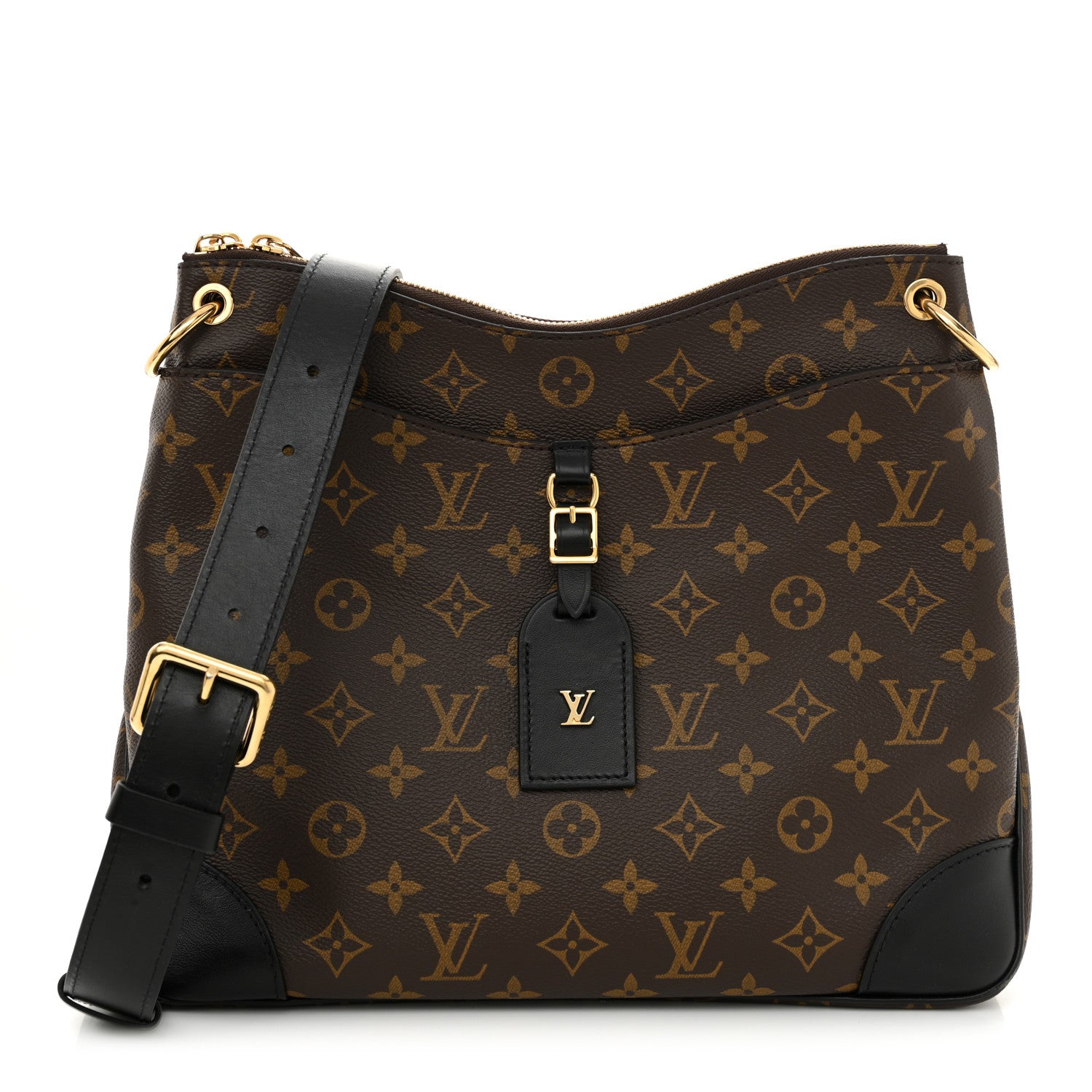 Louis Vuitton Monogram Odeon MM Black 1 of 9