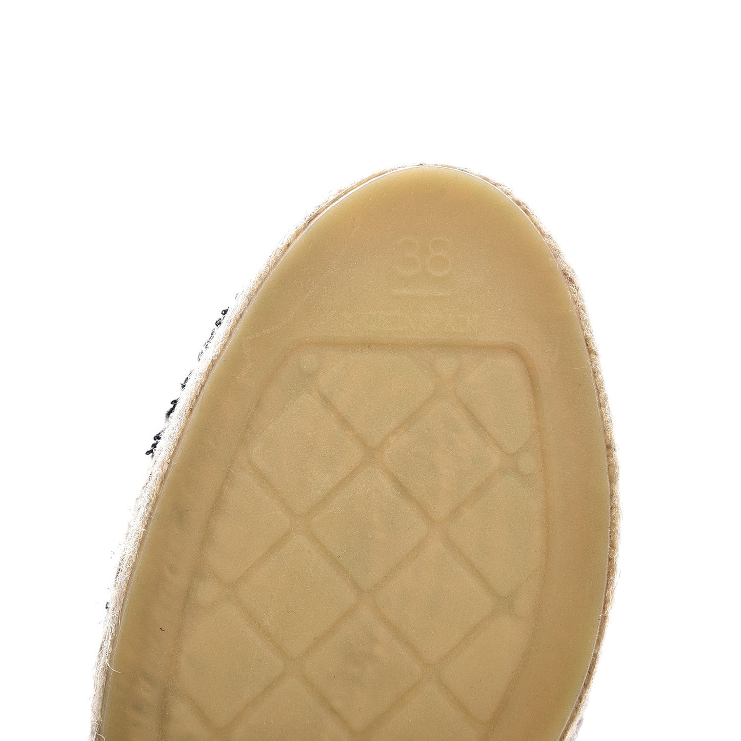 Fabric CC Espadrilles 38 Silver Black