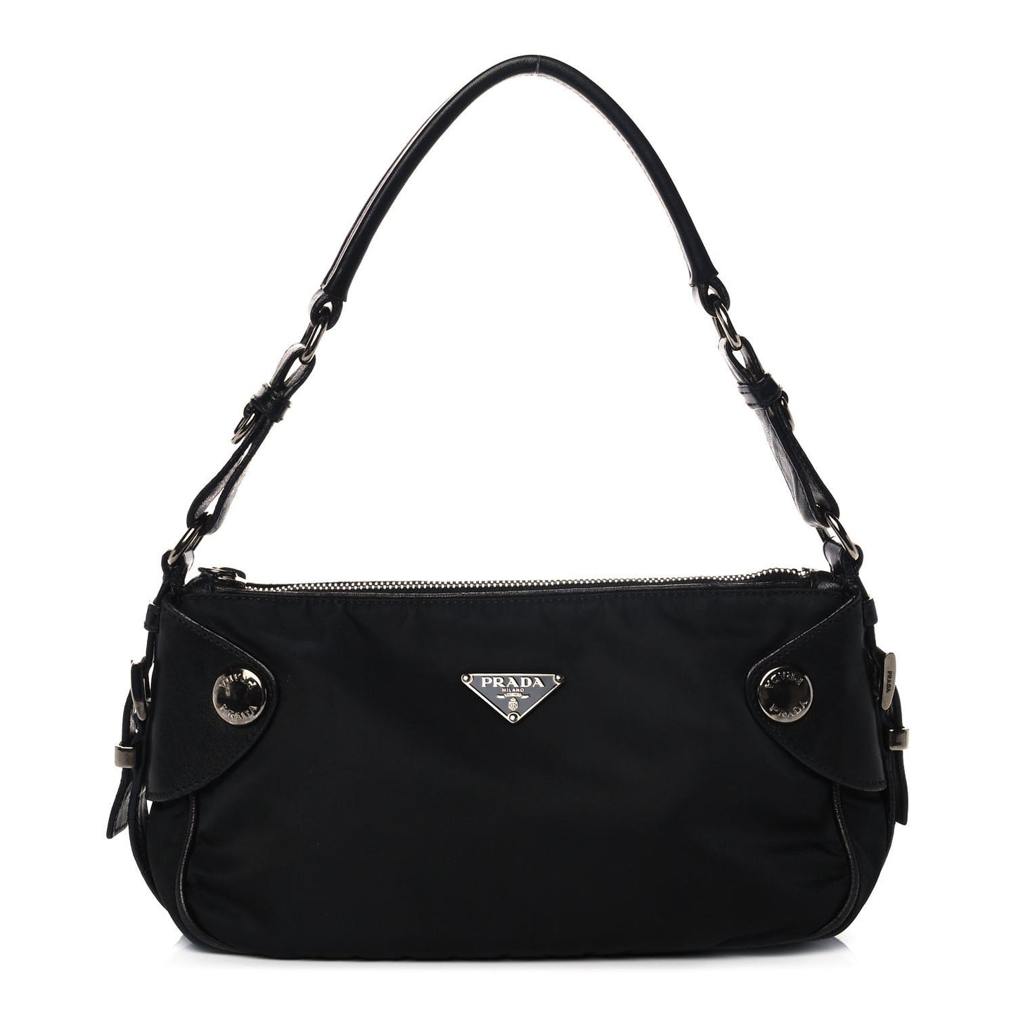 Tessuto Nylon Shoulder Bag Black