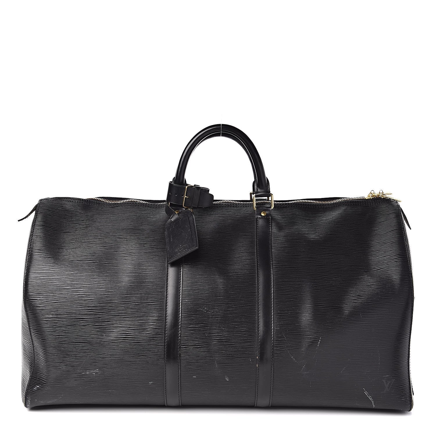 Louis Vuitton Epi Keepall 55 Black 1 of 21