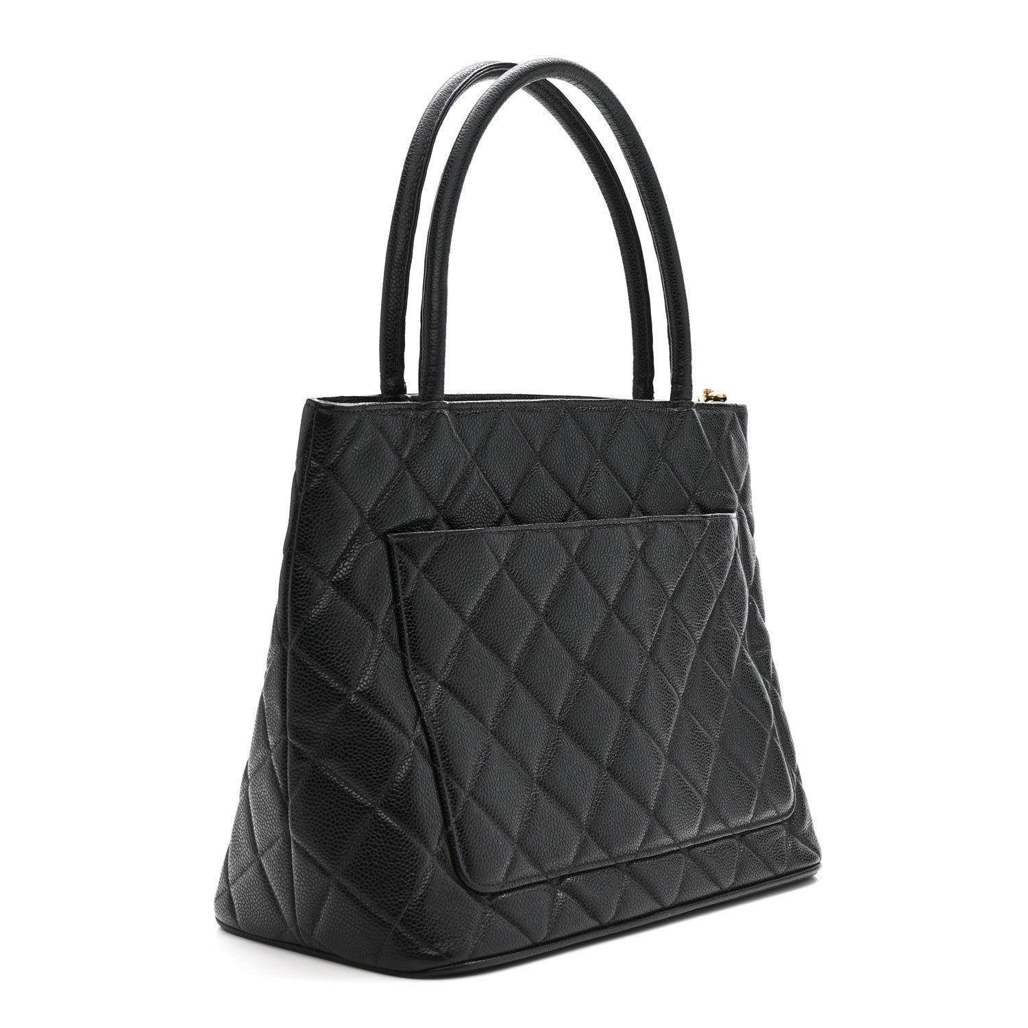 Chanel Caviar Quilted Medallion Tote Black 3 of 10