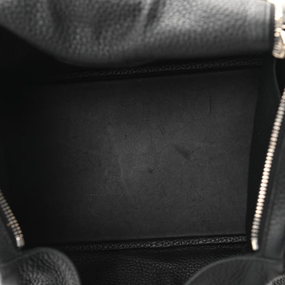 Hermes Taurillon Clemence Lindy 26 Black 5 of 10