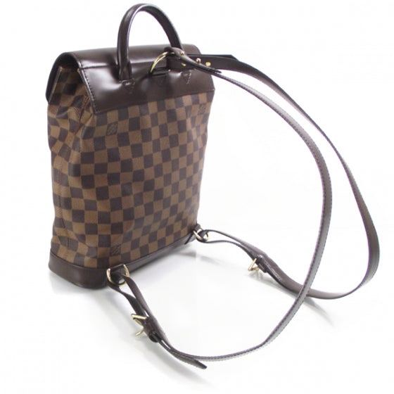 Louis Vuitton Damier Ebene Soho Backpack 3 of 10