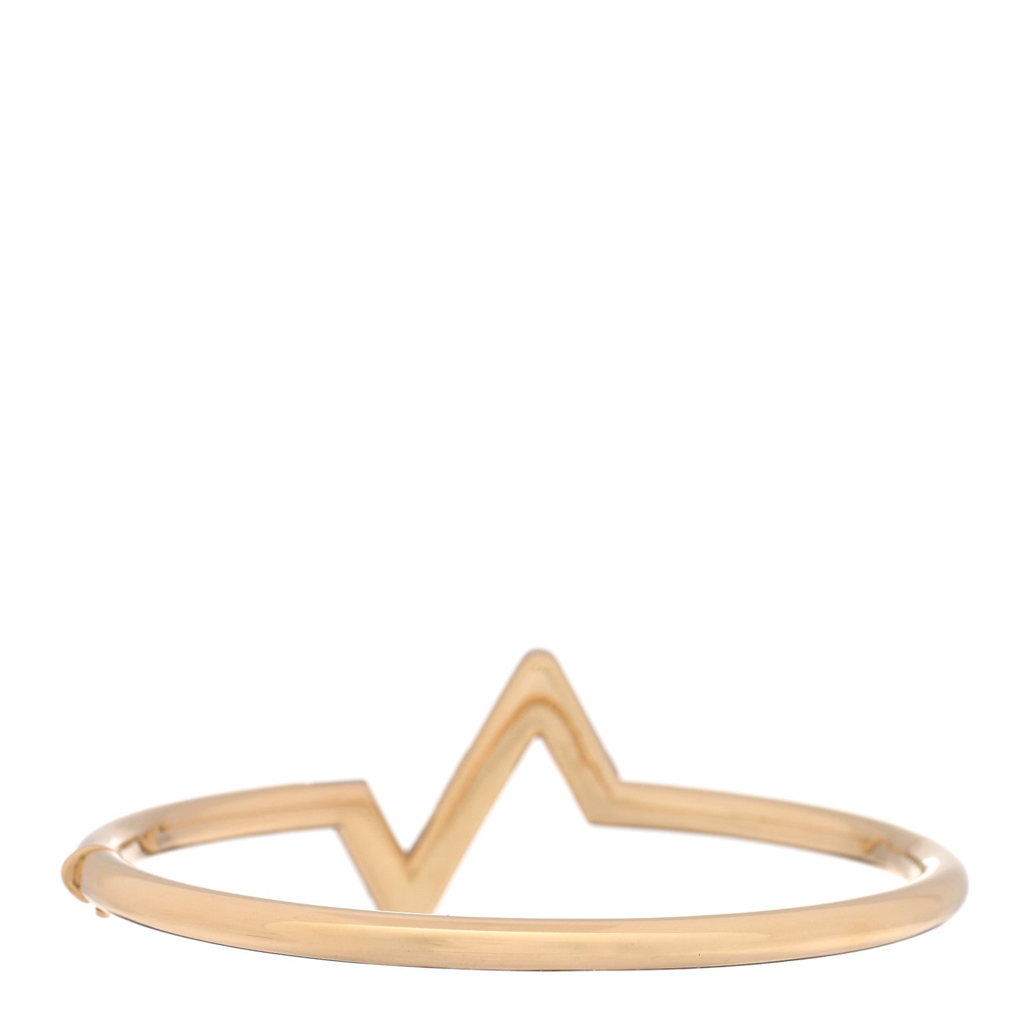 Louis Vuitton 18K Yellow White Gold Diamond Volt Upside Down Bracelet 2 of 4