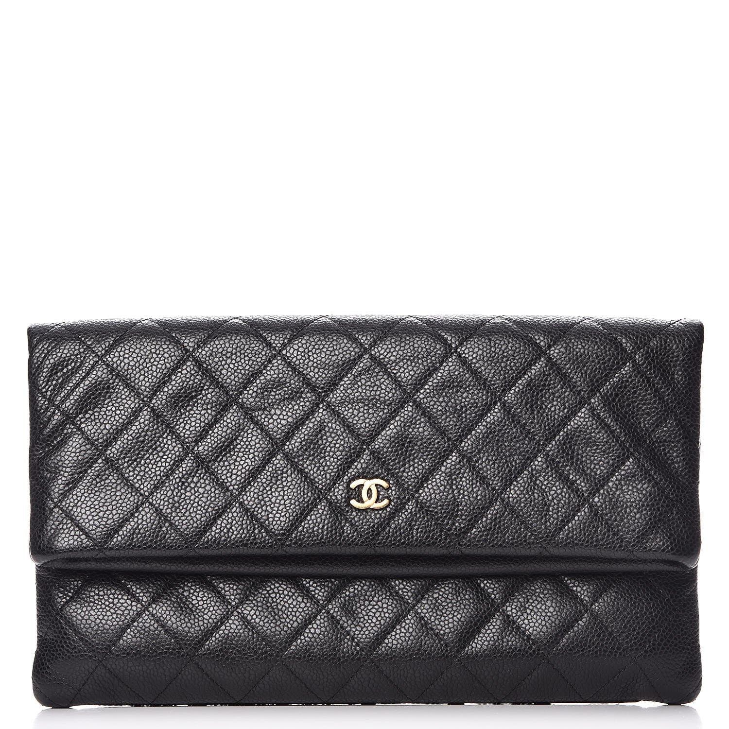 Chanel Caviar Quilted CC Beauty Clutch Black 1 of 9