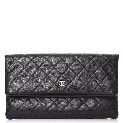 Chanel Caviar Quilted CC Beauty Clutch Black 1 of 9