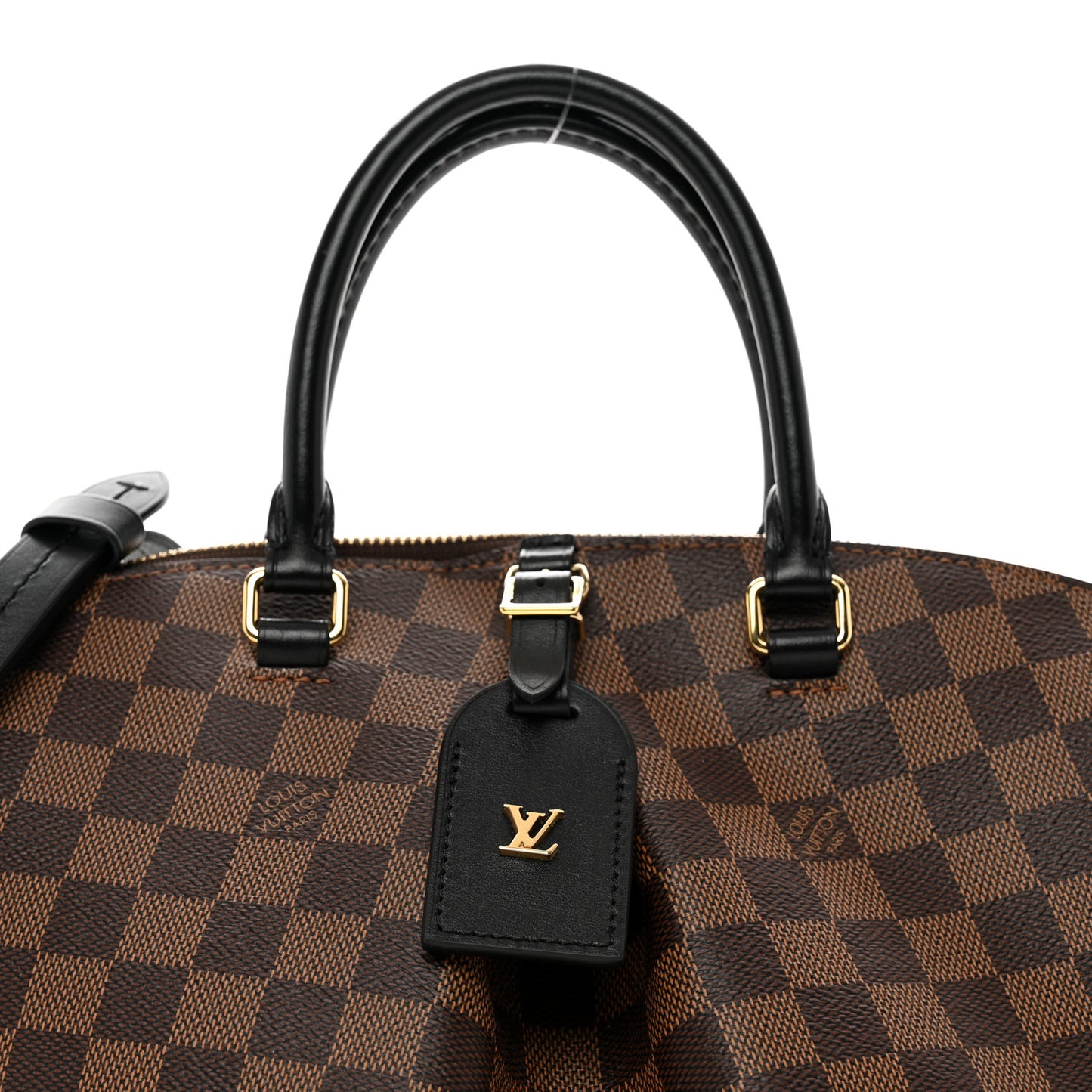 Damier Ebene Odeon Tote MM Black