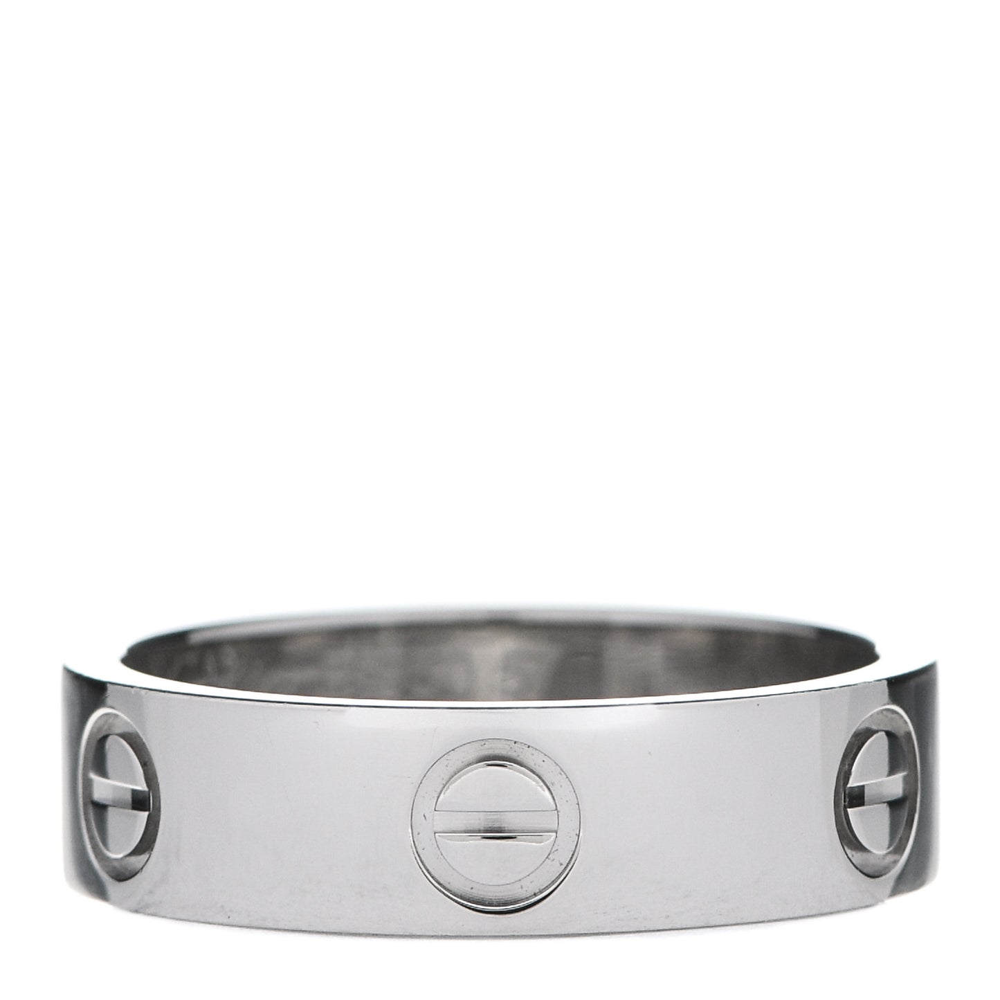 Platinum 5.5mm LOVE Ring 57 8