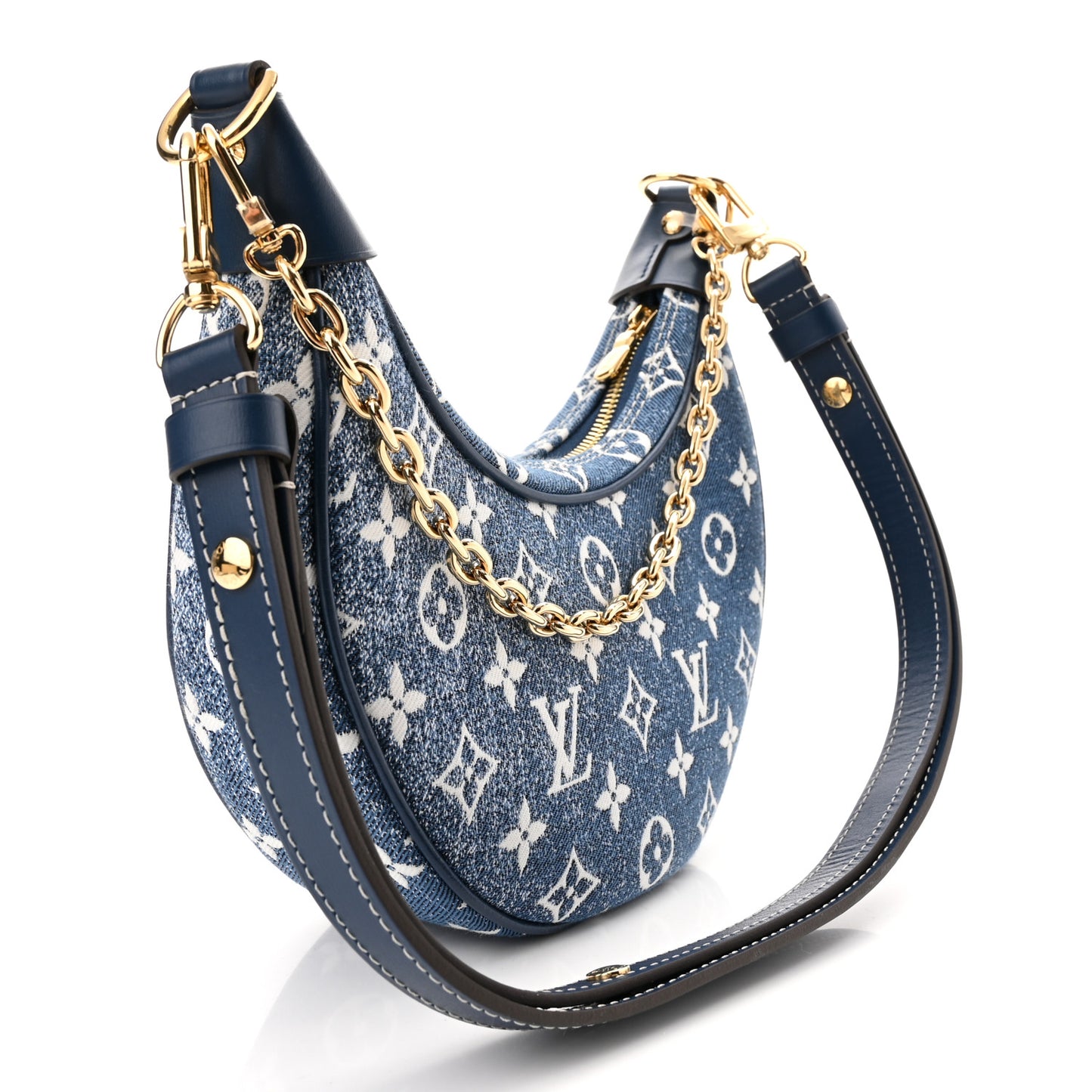 Monogram Jacquard Denim Loop Bleu