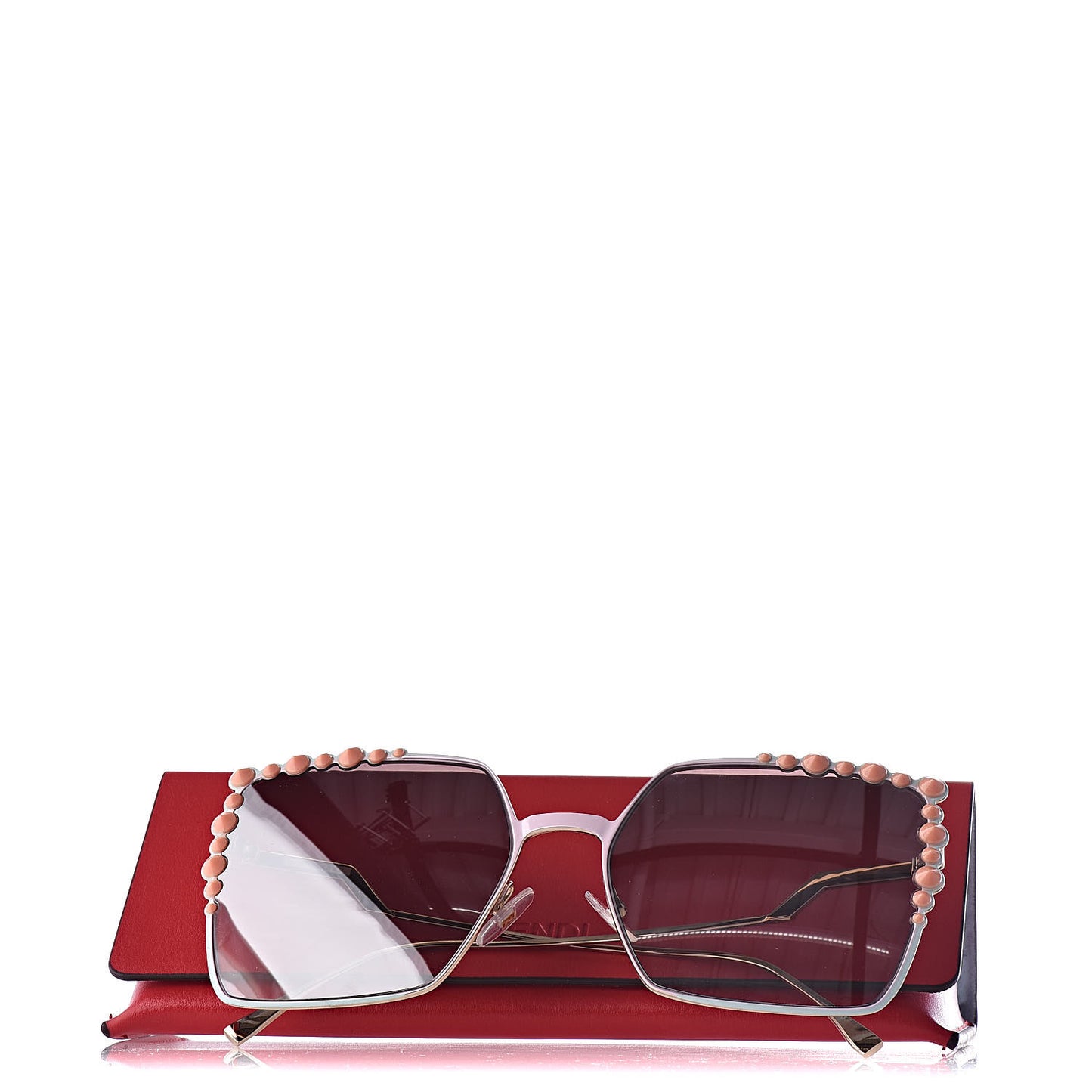 Square Dots Sunglasses FF 0259/S Gold