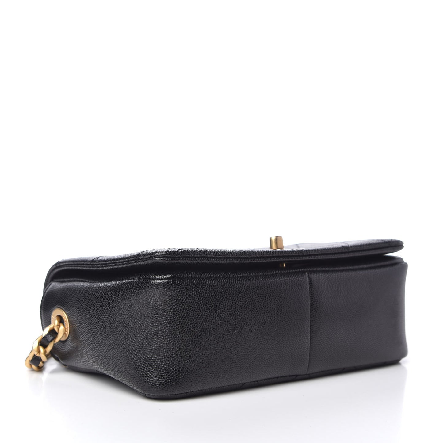 Caviar Quilted Small Fashion Therapy Flap Bag Black