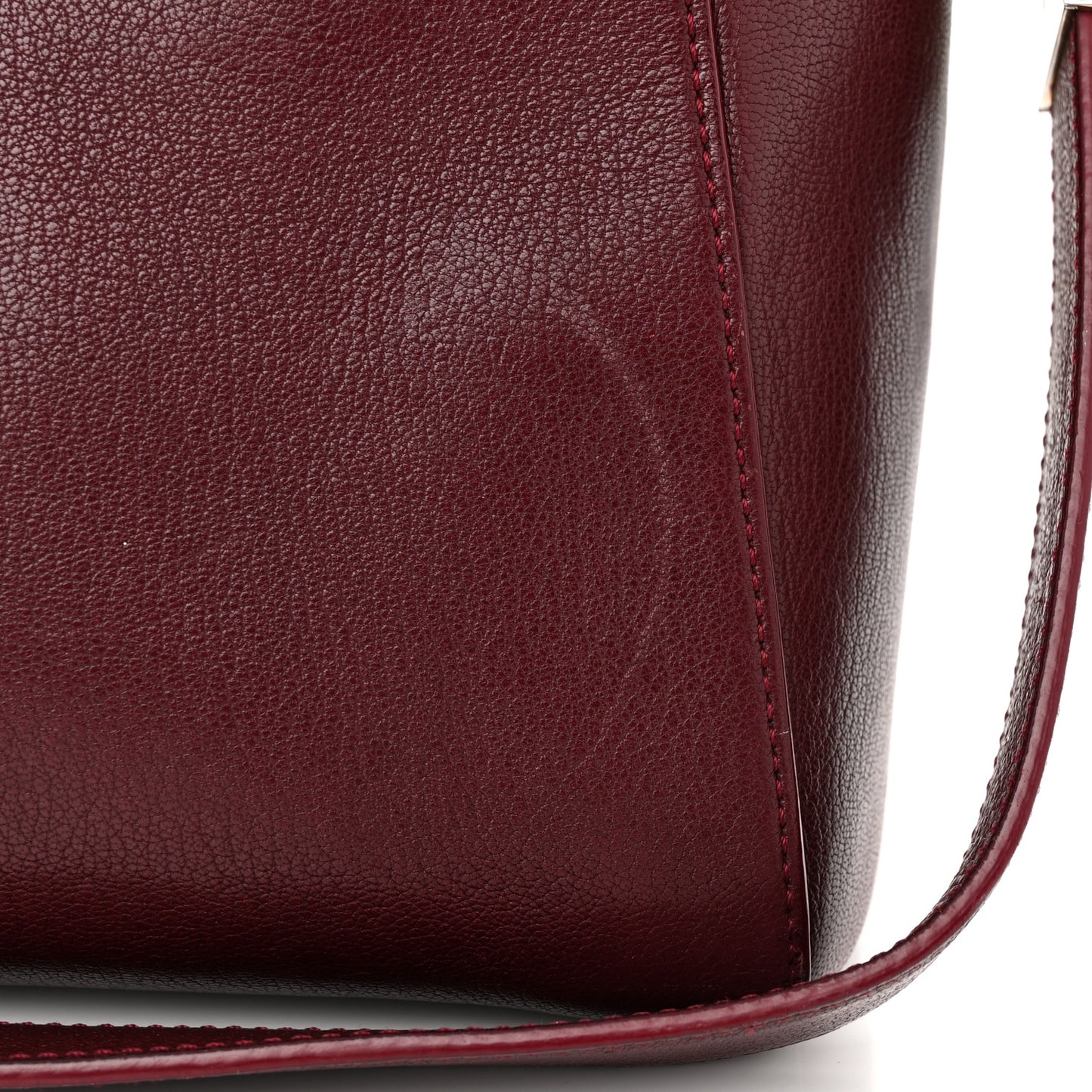 Sugar Goatskin Medium Antigona Oxblood