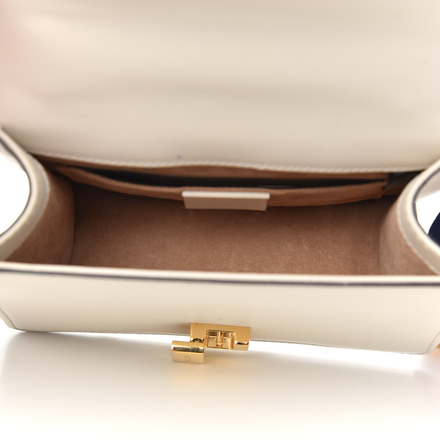 Gucci Calfskin Mini Sylvie Chain Shoulder Bag White 5 of 11