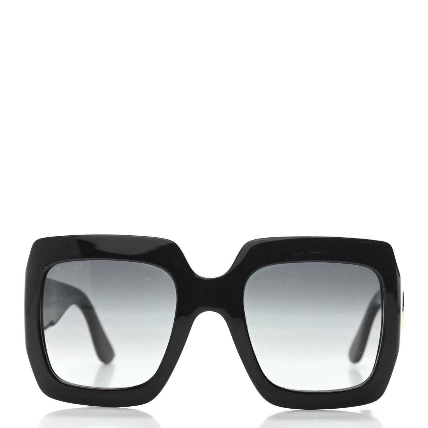 Gucci Acetate Square Frame Sunglasses GG0053S Black 2 of 6