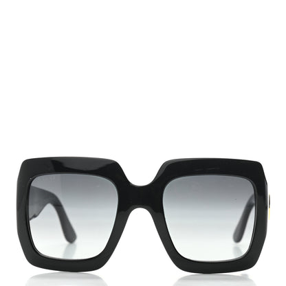 Gucci Acetate Square Frame Sunglasses GG0053S Black 2 of 6