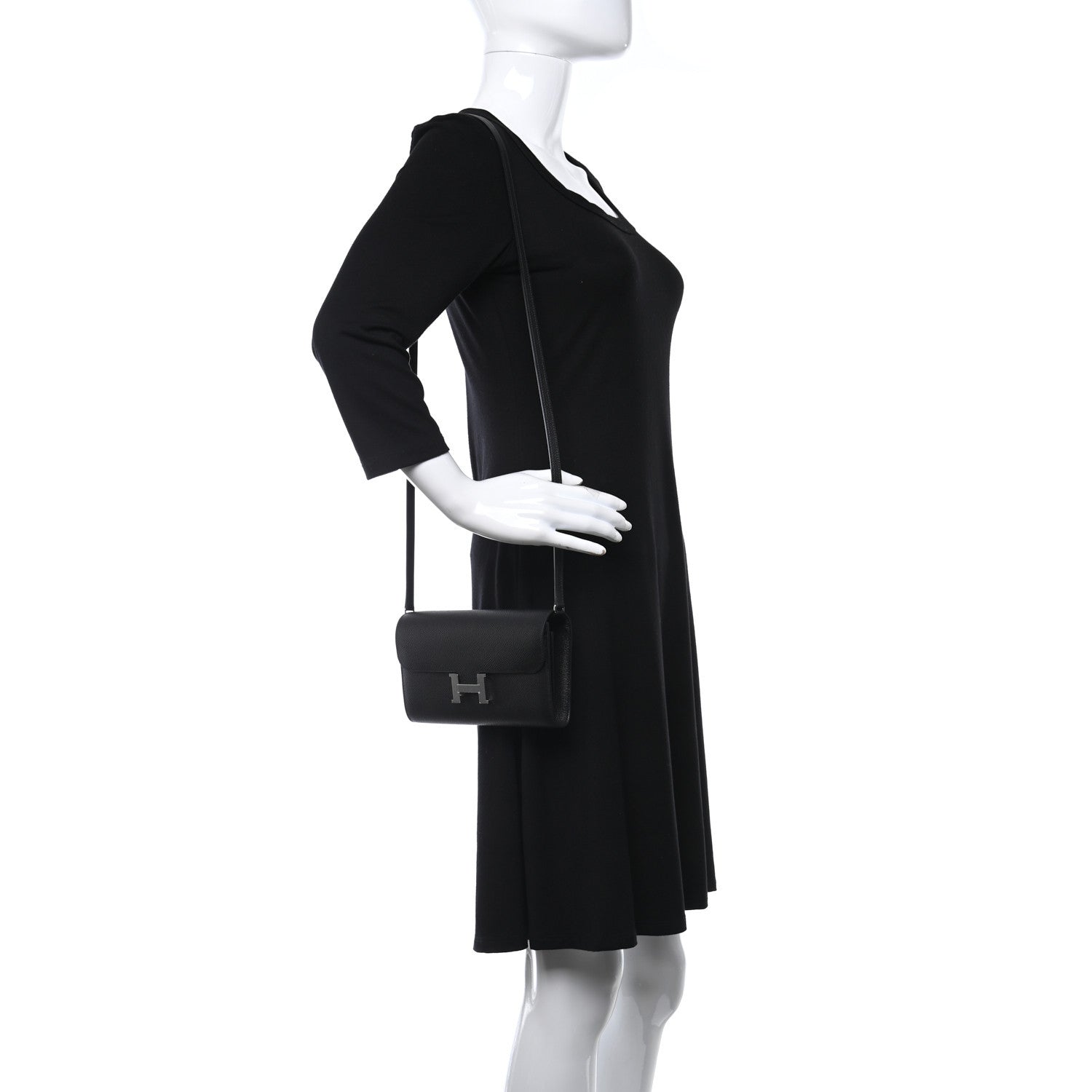 Hermes Epsom Constance Wallet To Go Black 2 of 12