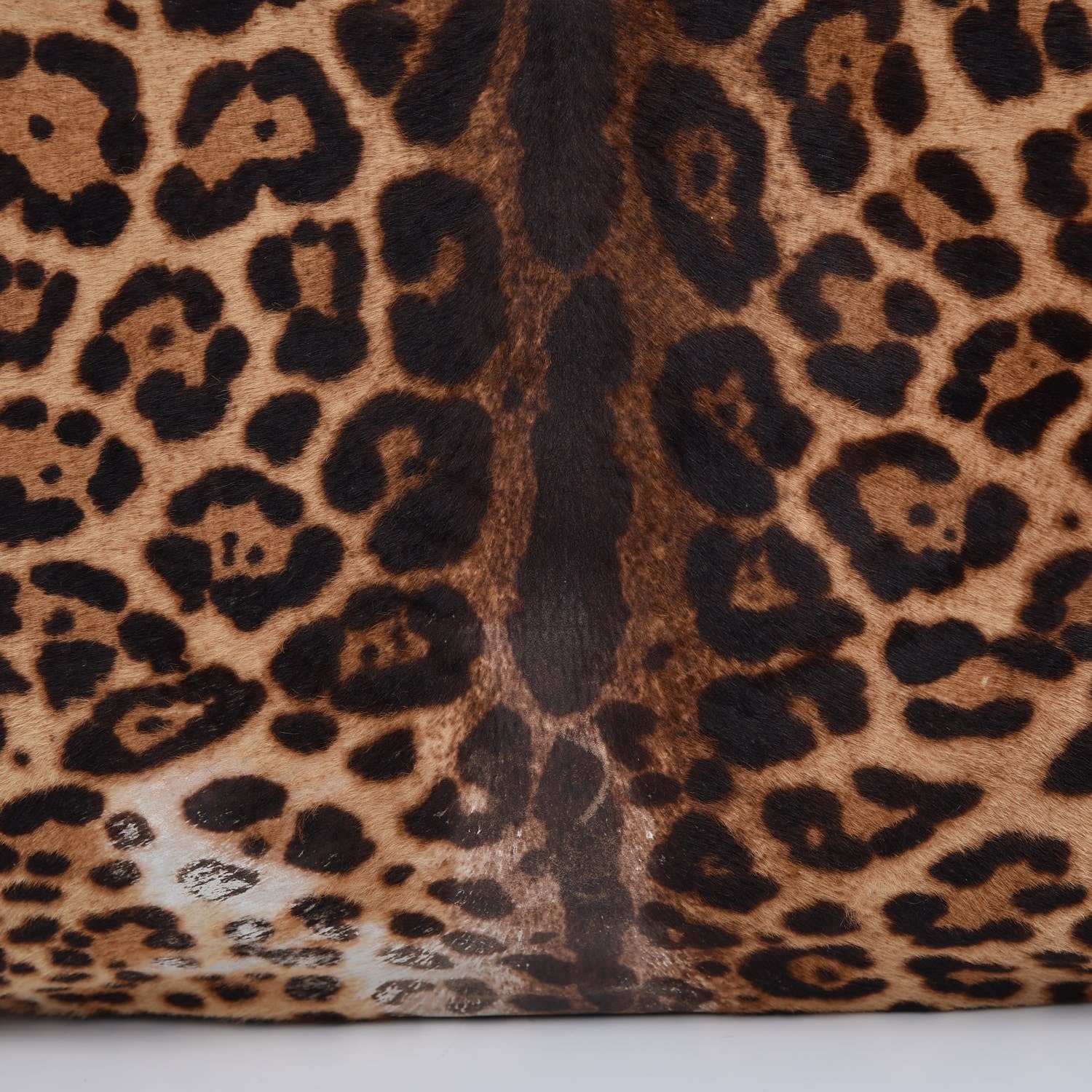 Fendi Calf Hair Leopard Print Zucca Large Peekaboo Iconic Satchel Tobacco 19 of 24