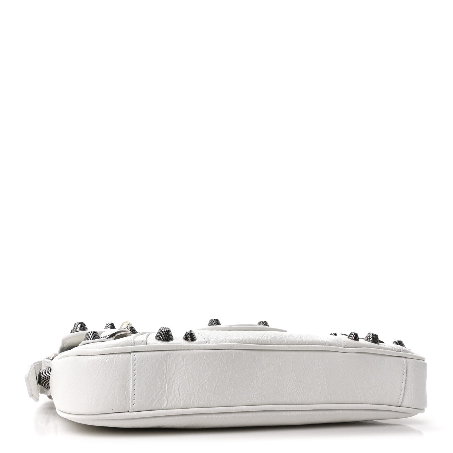 Agneau Arena Small Le Cagole Sling Bag Optic White