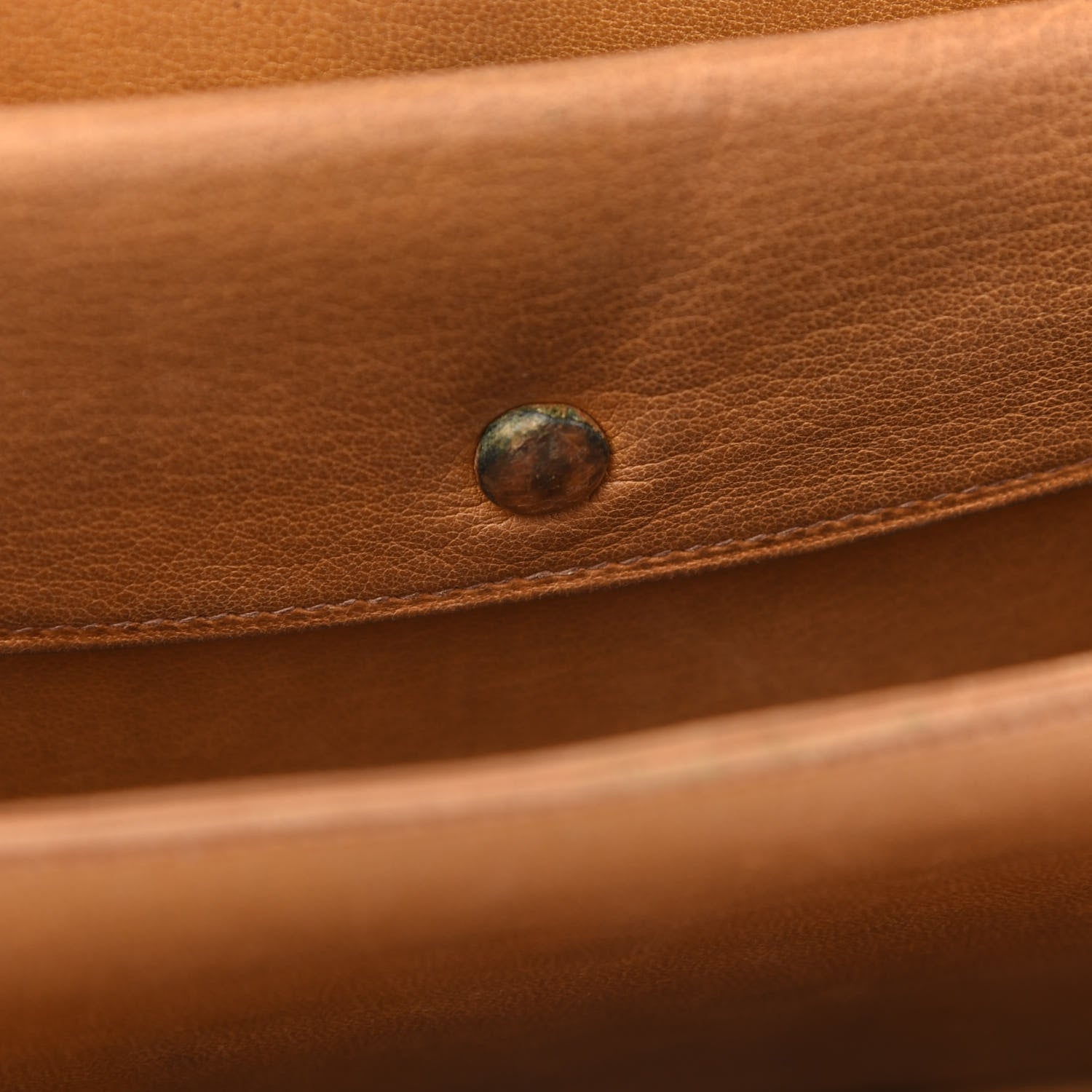 Hermes Shiny Porosus Crocodile Sac Chaine d Ancre Fauve 12 of 14