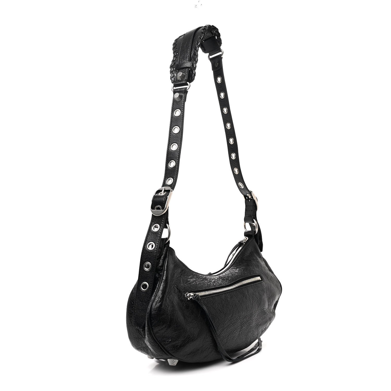 Balenciaga Agneau Arena Small Le Cagole Shoulder Bag Black 3 of 11