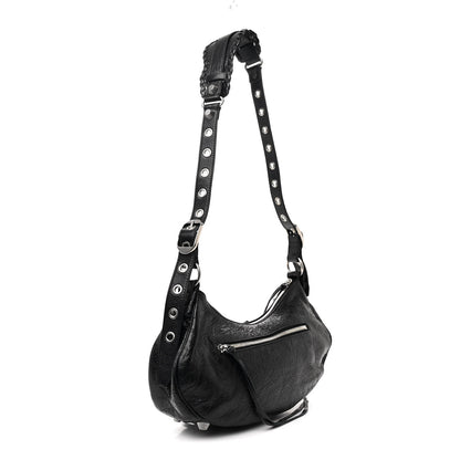 Balenciaga Agneau Arena Small Le Cagole Shoulder Bag Black 3 of 11