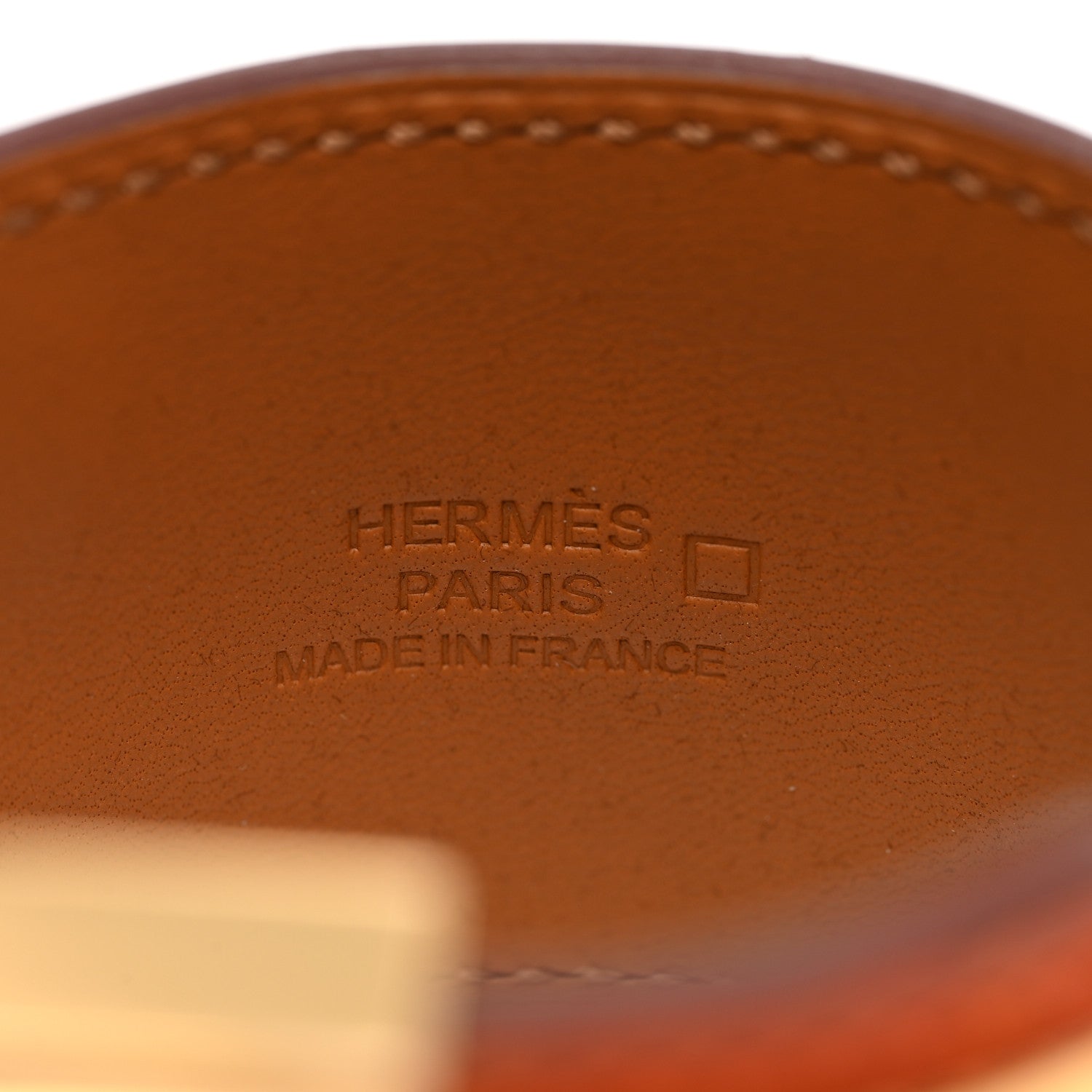 Hermes Shiny Alligator Collier De Chien CDC Bracelet S Orange 5 of 6