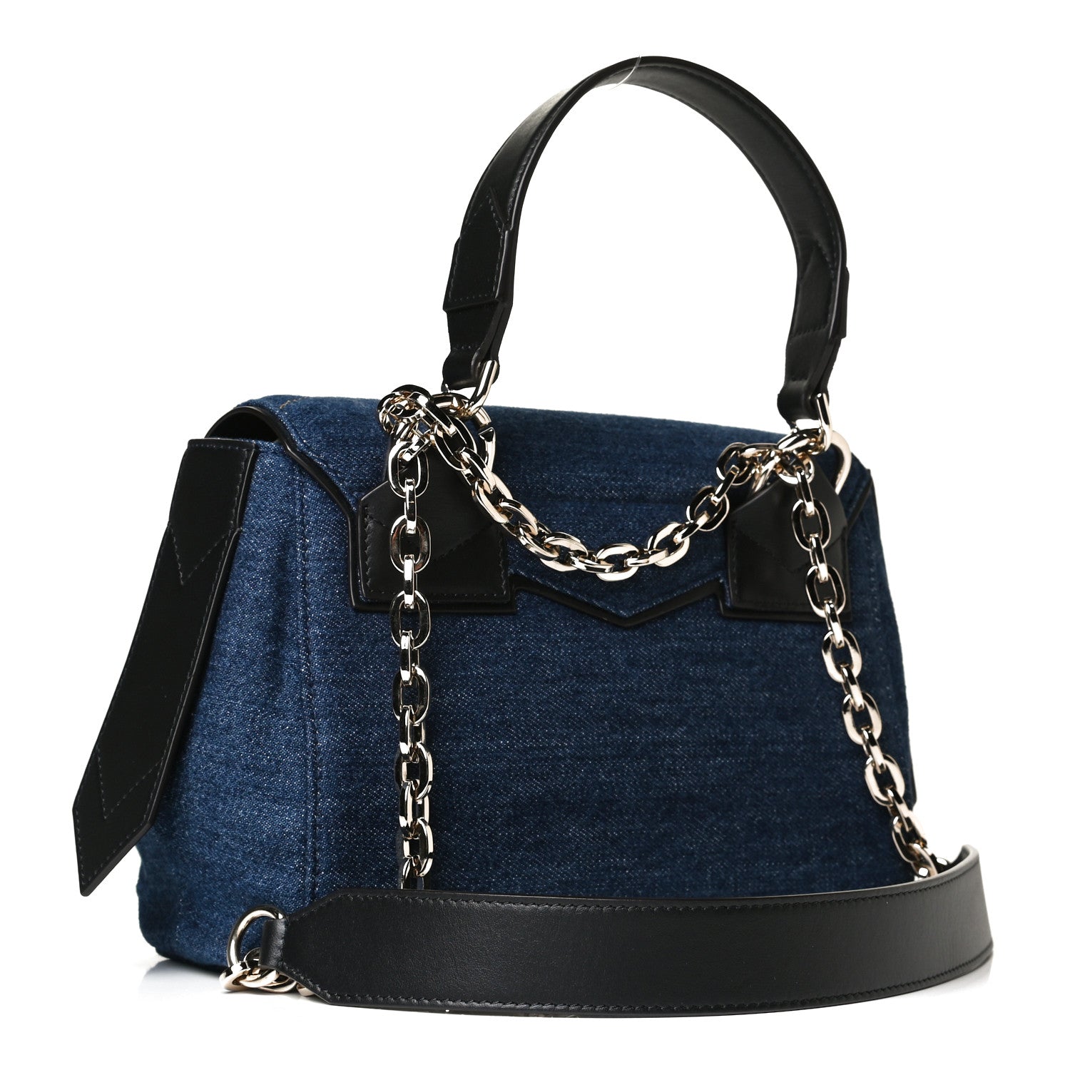 Givenchy Denim Small ID Flap Blue 2 of 8
