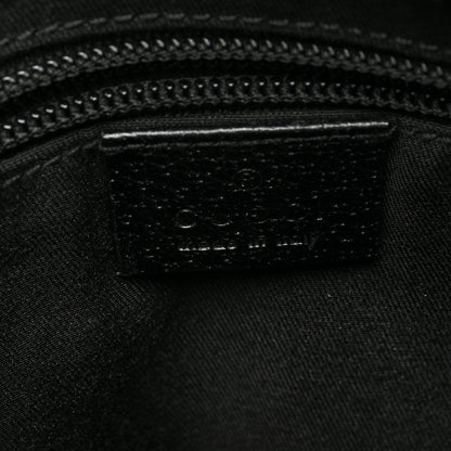 Gucci Monogram Flat Messenger Bag Black 6 of 10