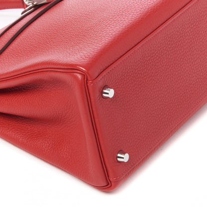Hermes Taurillon Clemence Kelly Retourne 32 Rouge Casaque 6 of 32