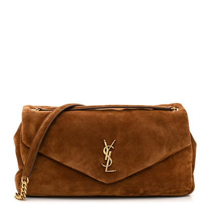 Saint Laurent Suede Large Calypso Caramel Cognac 1 of 10