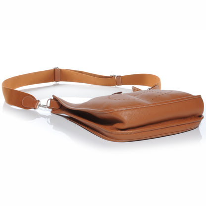 Hermes Taurillon Clemence Evelyne III GM Gold 4 of 7