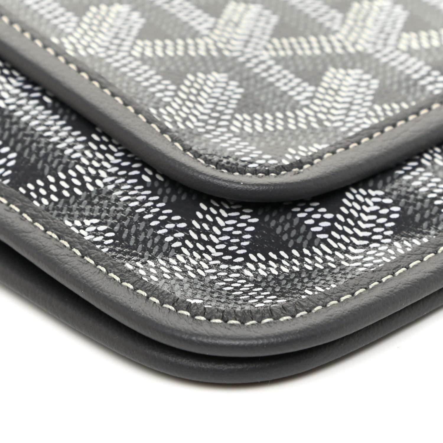 Goyard Goyardine Plumet Wallet Clutch Grey 9 of 10