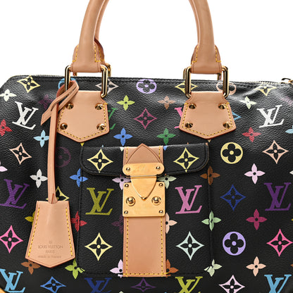 Louis Vuitton Monogram Multicolor Speedy 30 Black 7 of 10
