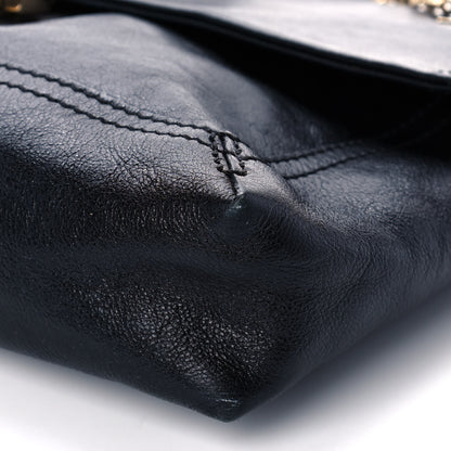 Fendi Vitello Acqua Maxi Baguette Bag Black 10 of 10