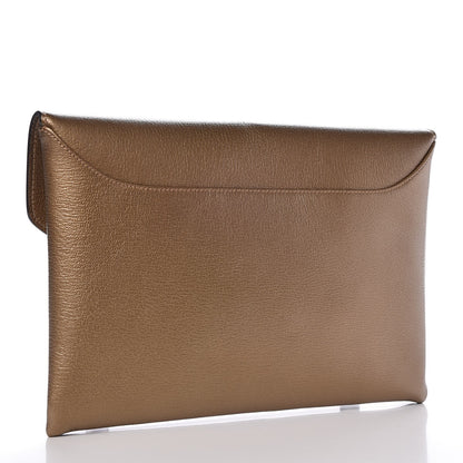 Givenchy Sugar Goatskin Medium Antigona Envelope Clutch Old Gold 3 of 9