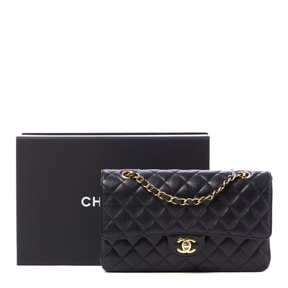Chanel Caviar Quilted Medium Double Flap Black 11 of 11