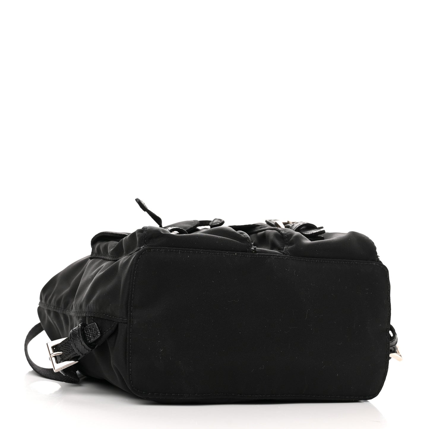 Nylon Vela Mini Crossbody Backpack Black