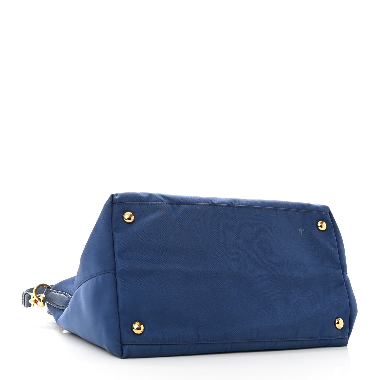 Prada Tessuto Nylon Saffiano Tote Royal Blue 4 of 10