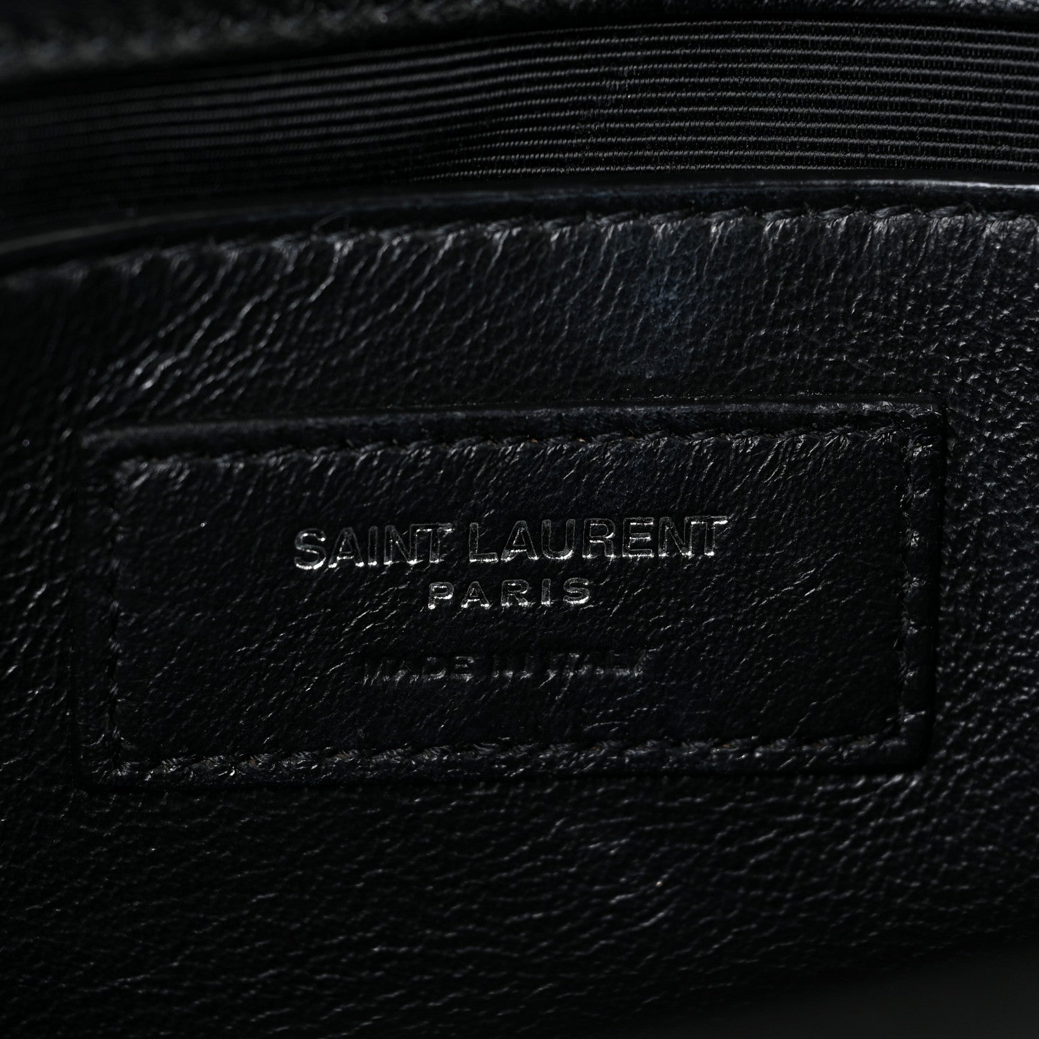 Saint Laurent Calfskin Star Print Medium Monogram Kate Satchel Black 6 of 18