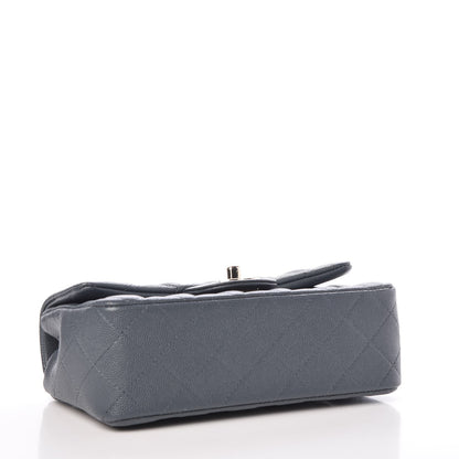 Chanel Caviar Quilted Mini Rectangular Flap Dark Grey 4 of 8