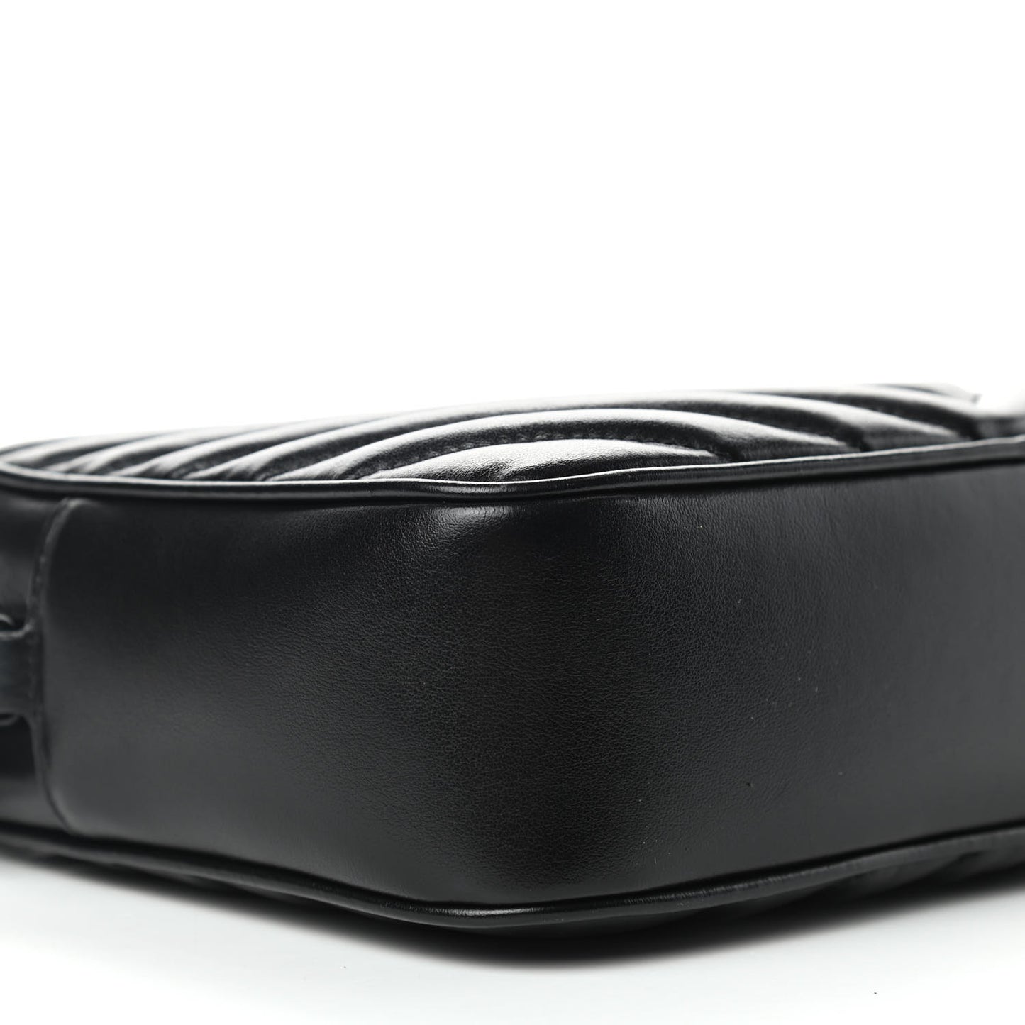 Calfskin Matelasse Monogram Lou Camera Bag Black