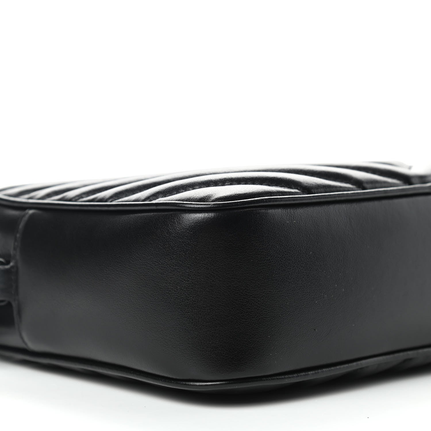 Saint Laurent Calfskin Matelasse Monogram Lou Camera Bag Black 7 of 9