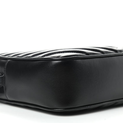Saint Laurent Calfskin Matelasse Monogram Lou Camera Bag Black 7 of 9