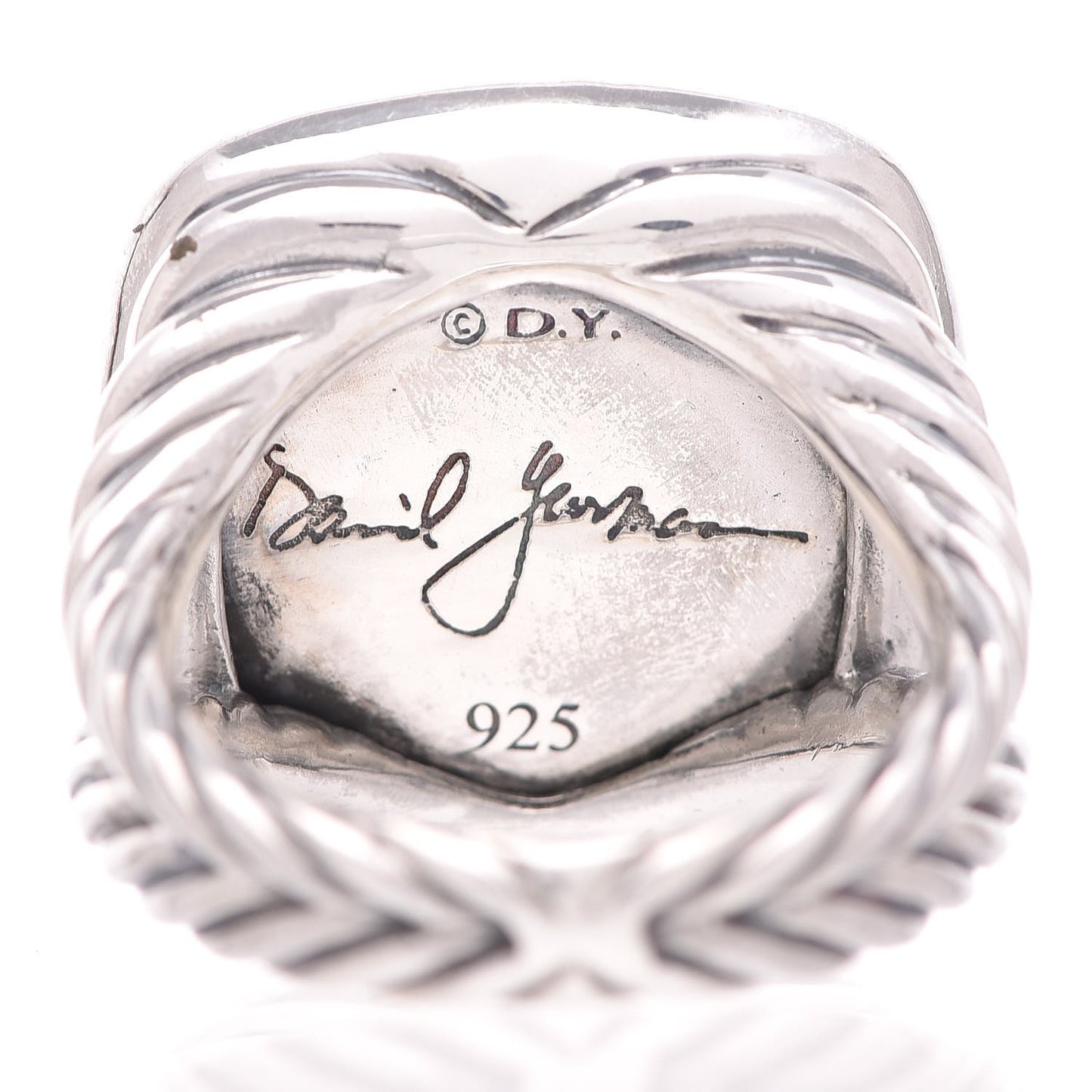 Sterling Silver Diamond Labradorite 17mm Albion Ring 54 7