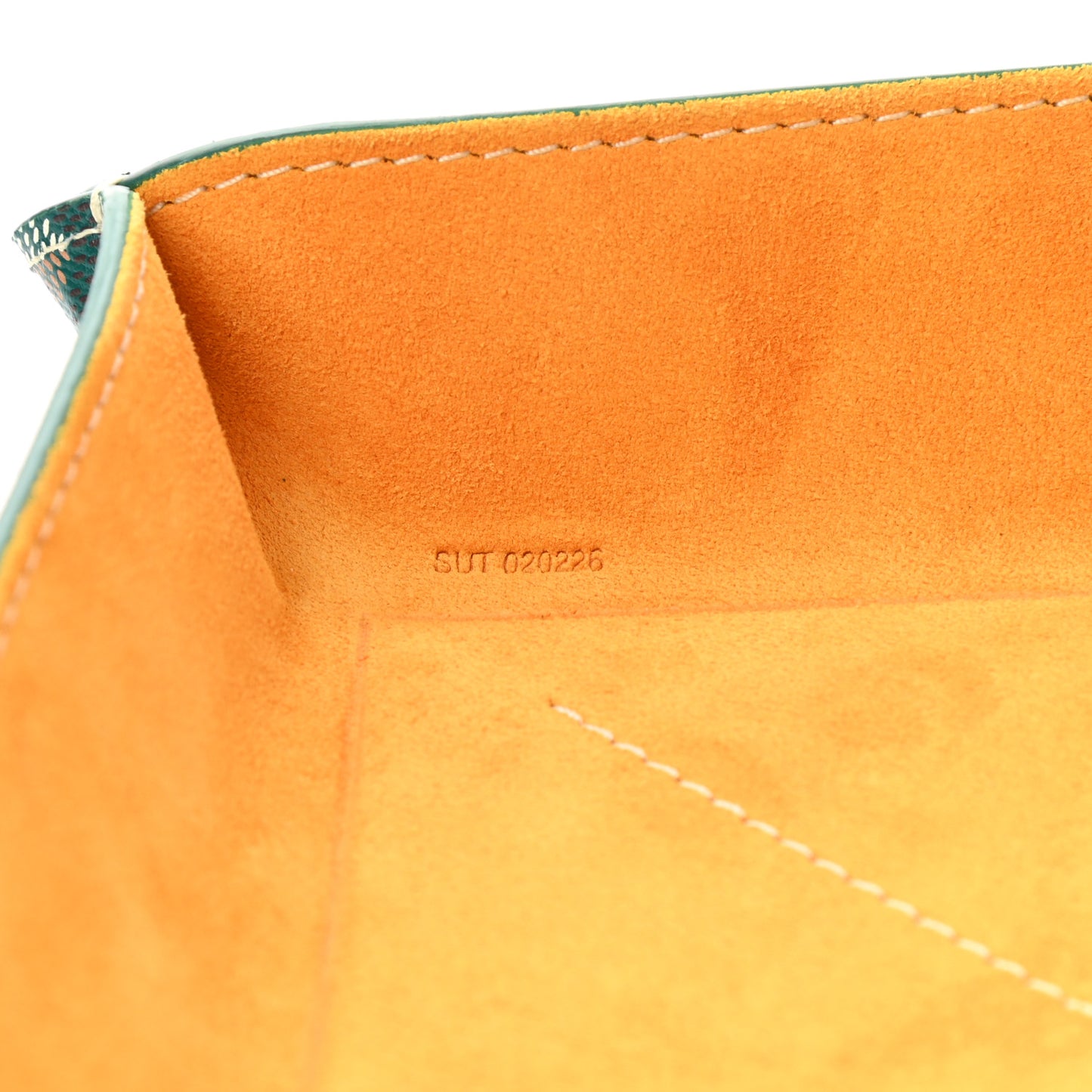 Goyardine Vide Poche Fourre-Tout Green